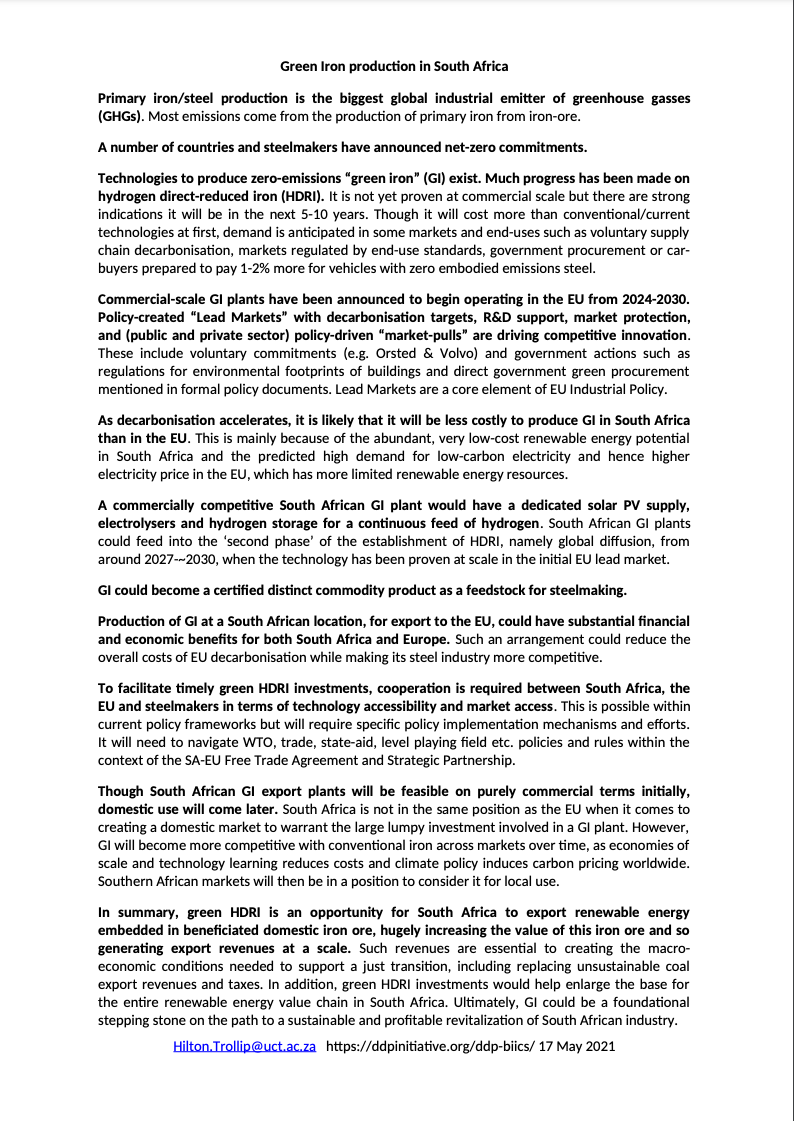 Concept Note DDP Initiative